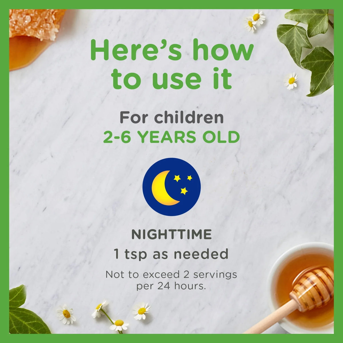 Kids Cough + Mucus Nighttime with Honey, Ivy Leaf, Zinc & Elderberry, Mixed Berry, 4FL Oz W325459
