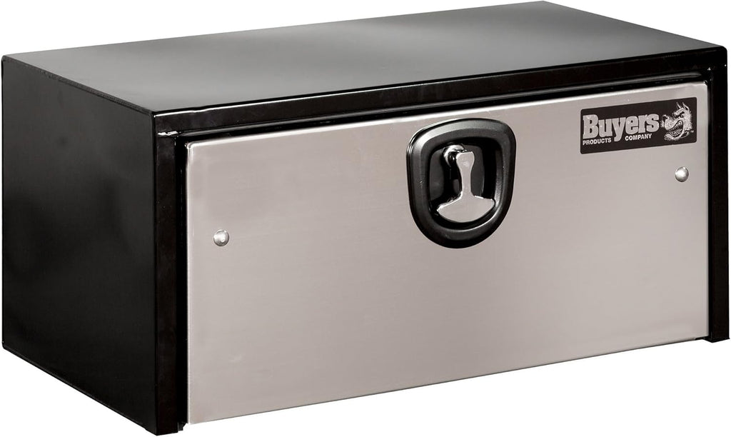 Black Steel Underbody Truck Box with Stainless Steel Door K928