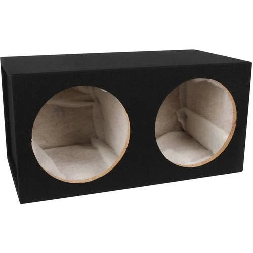 Dual 12-Inch Car Subwoofer Box Sealed MDF O163