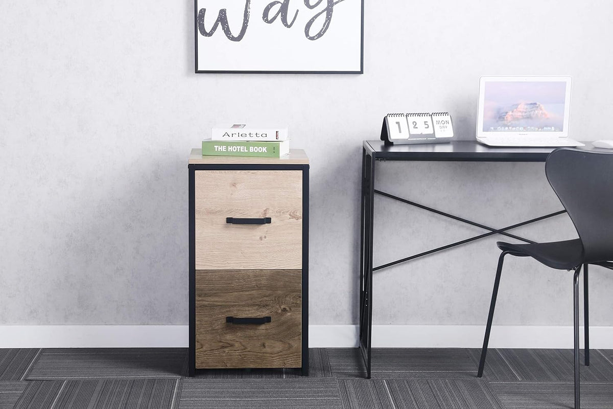 2 Drawer Metal File Cabinet O970