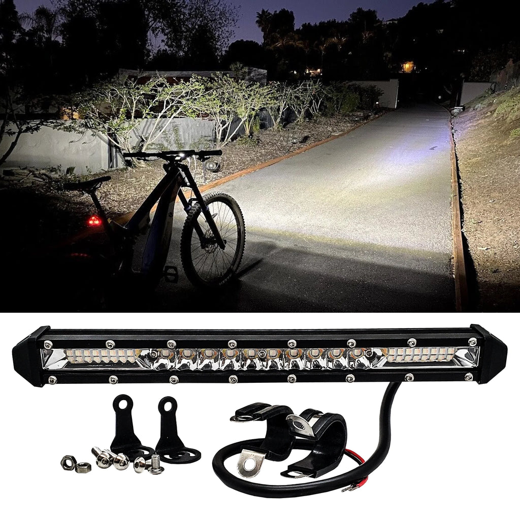 E-Bike LED Light Bar Headlight with Handlebar Clamp G8398