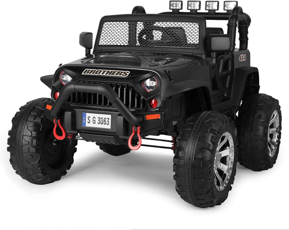 White Kids Ride On Electric Car with Remote Control R64726