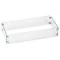 Tempered Glass Flame Guard for Drop-in Fire Pit Pan U17689