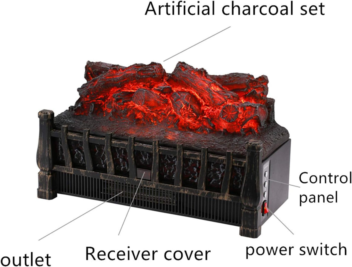 Electric Fireplace Stove Mica Heater 1500W J724583