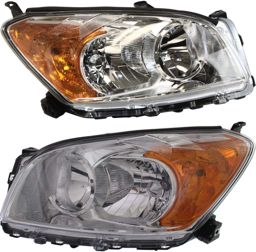 Driver and Passenger Side Headlight Bulbs Included Q83829