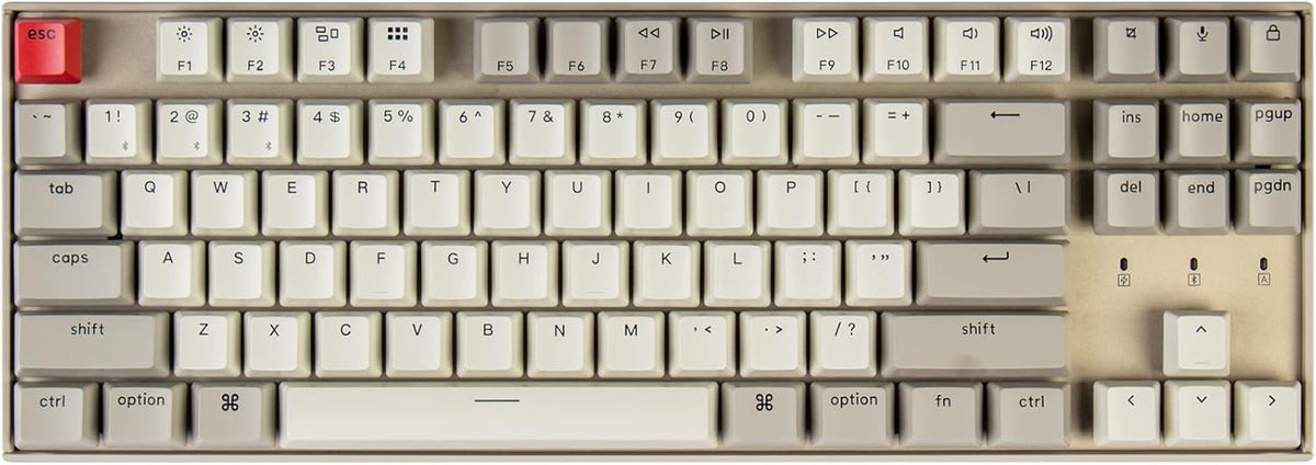 87 Keys Tenkeyless Wireless Bluetooth Mechanical Keyboard with Brown Switch X798