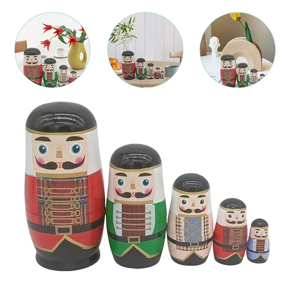 Nutcracker Wooden Stacking Dolls U36076