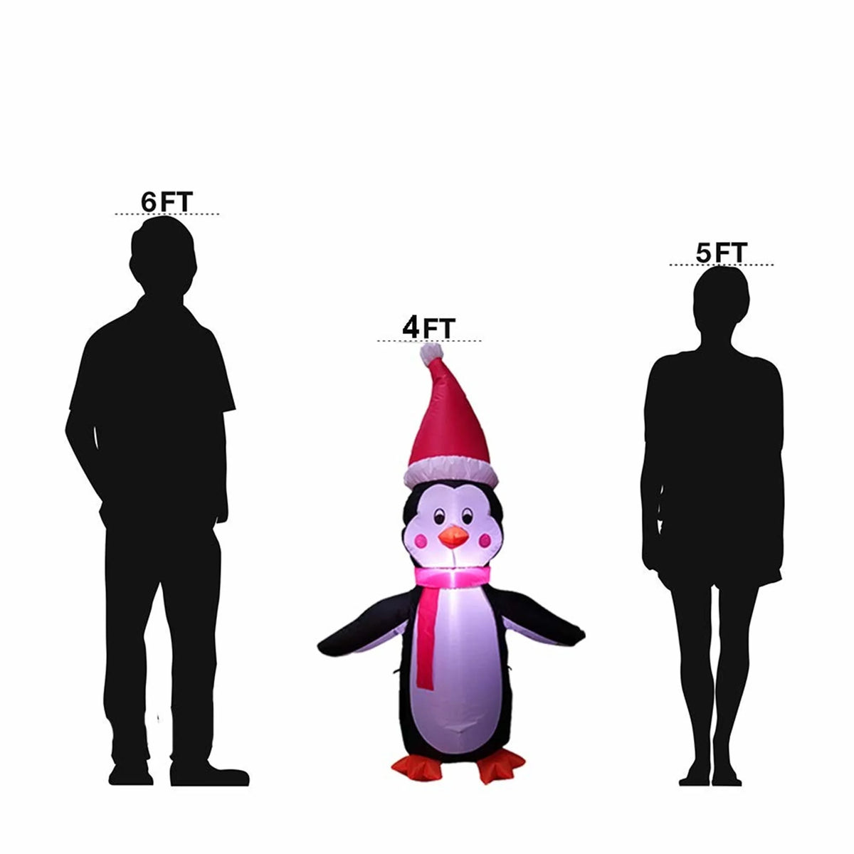 Inflatable Penguin Outdoor Holiday Decor S2404