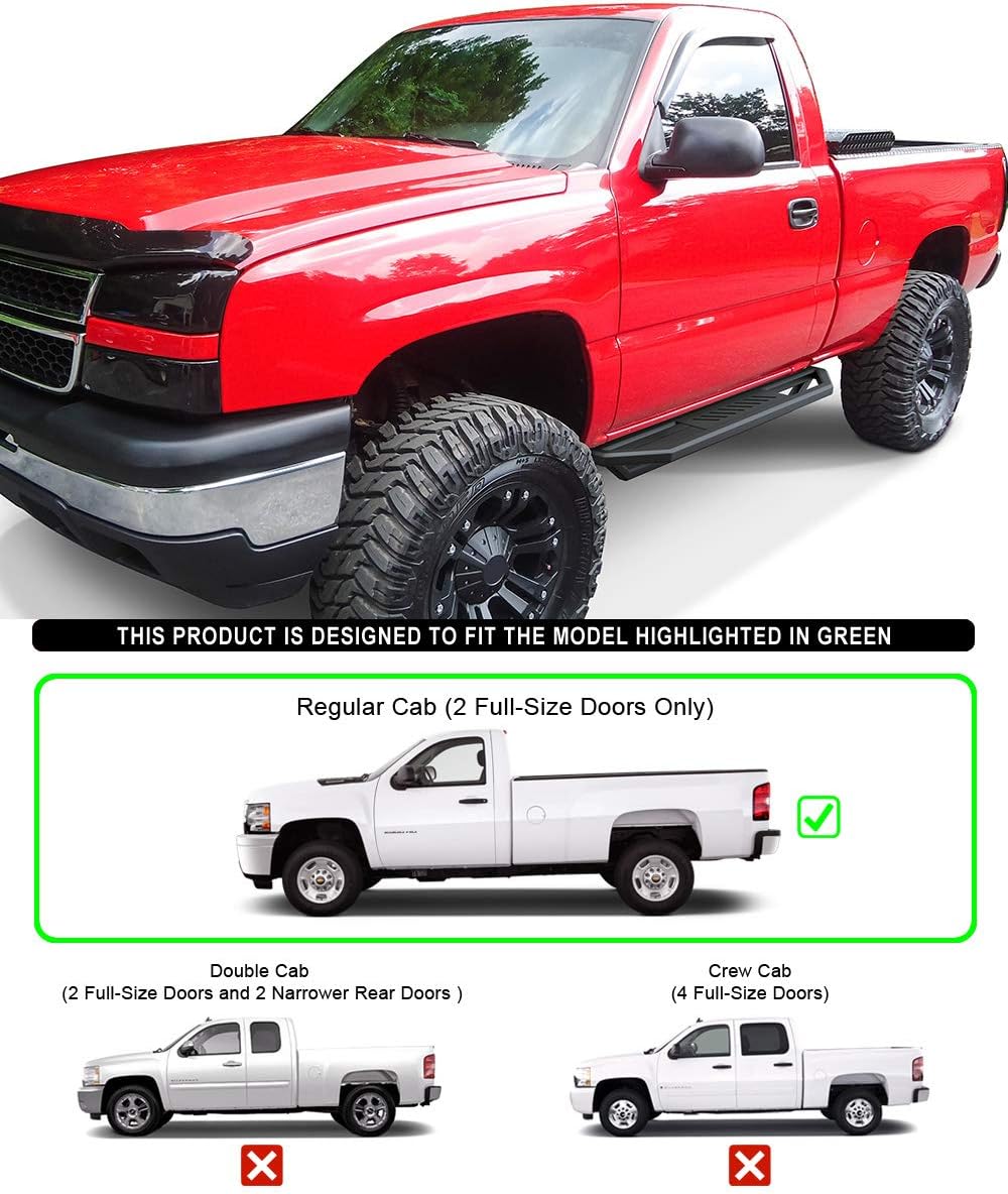 6.5in Aluminum Running Boards W606