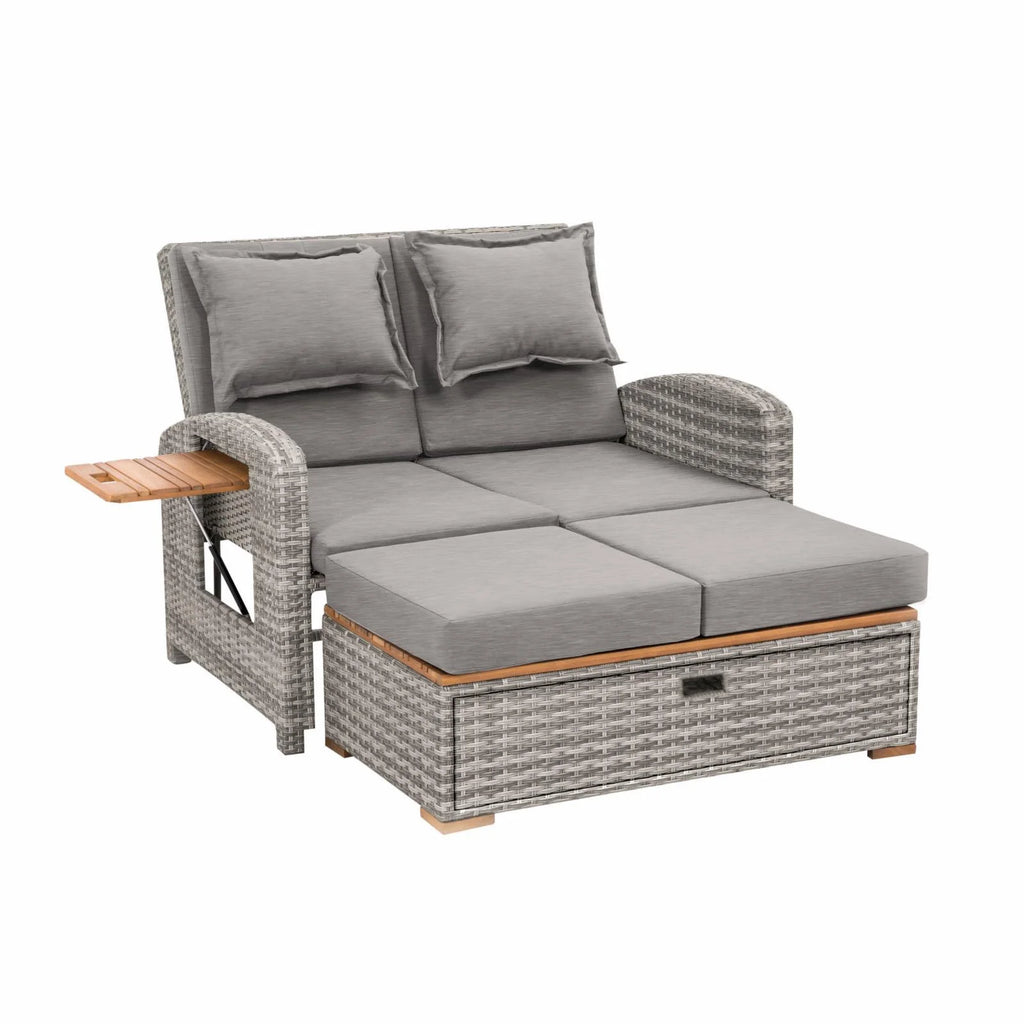 Solid Teak Wood Outdoor Modular Daybed K677