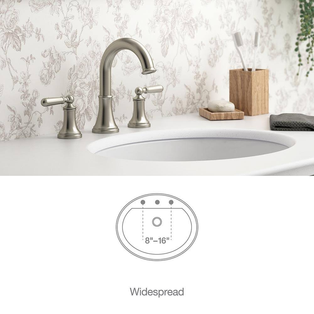 8 in. Widespread 2-Handle Bathroom Faucet in Vibrant Brushed Nickel H477614