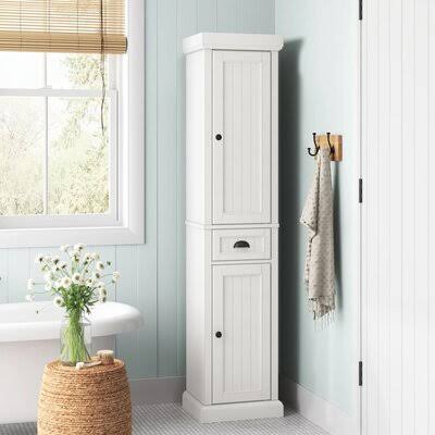 White Linen Cabinet R377