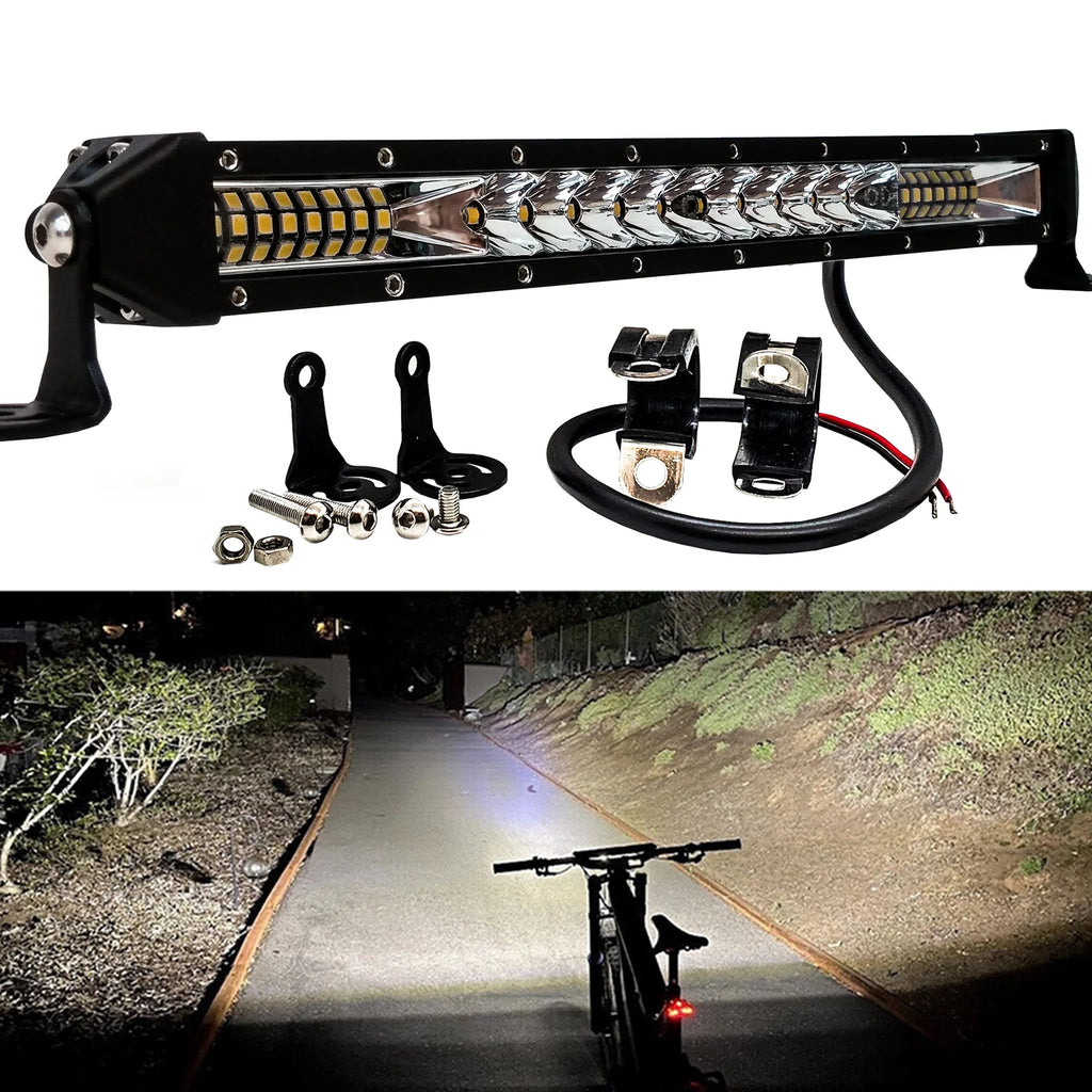 E-Bike LED Light Bar Headlight with Handlebar Clamp G8398