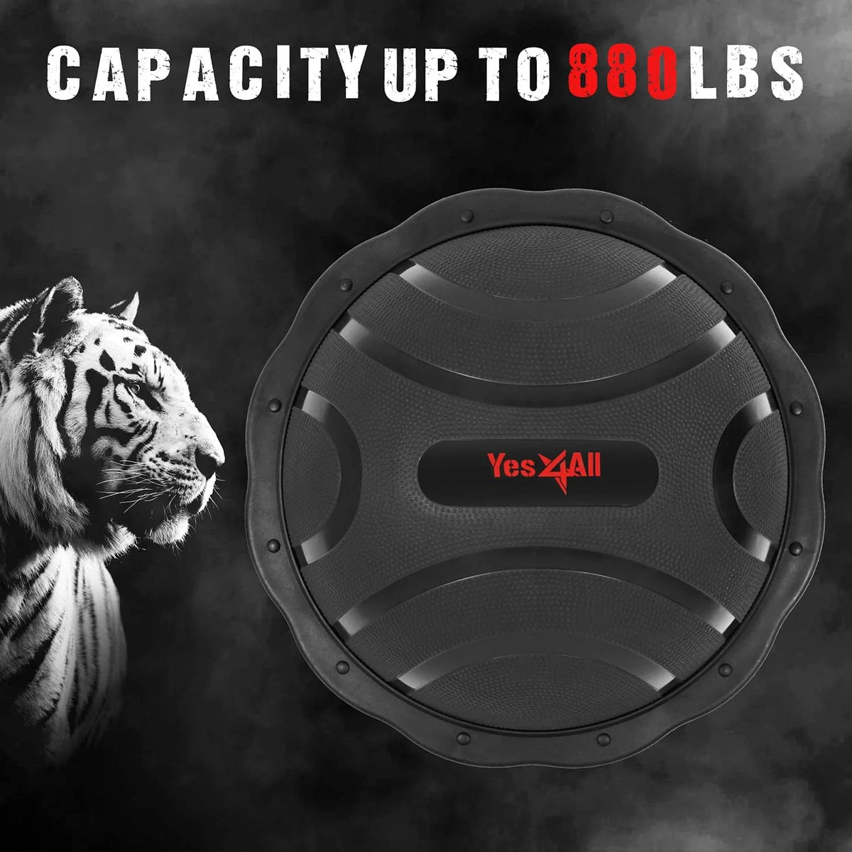 Half Ball Balance Trainer Black Matte H19847