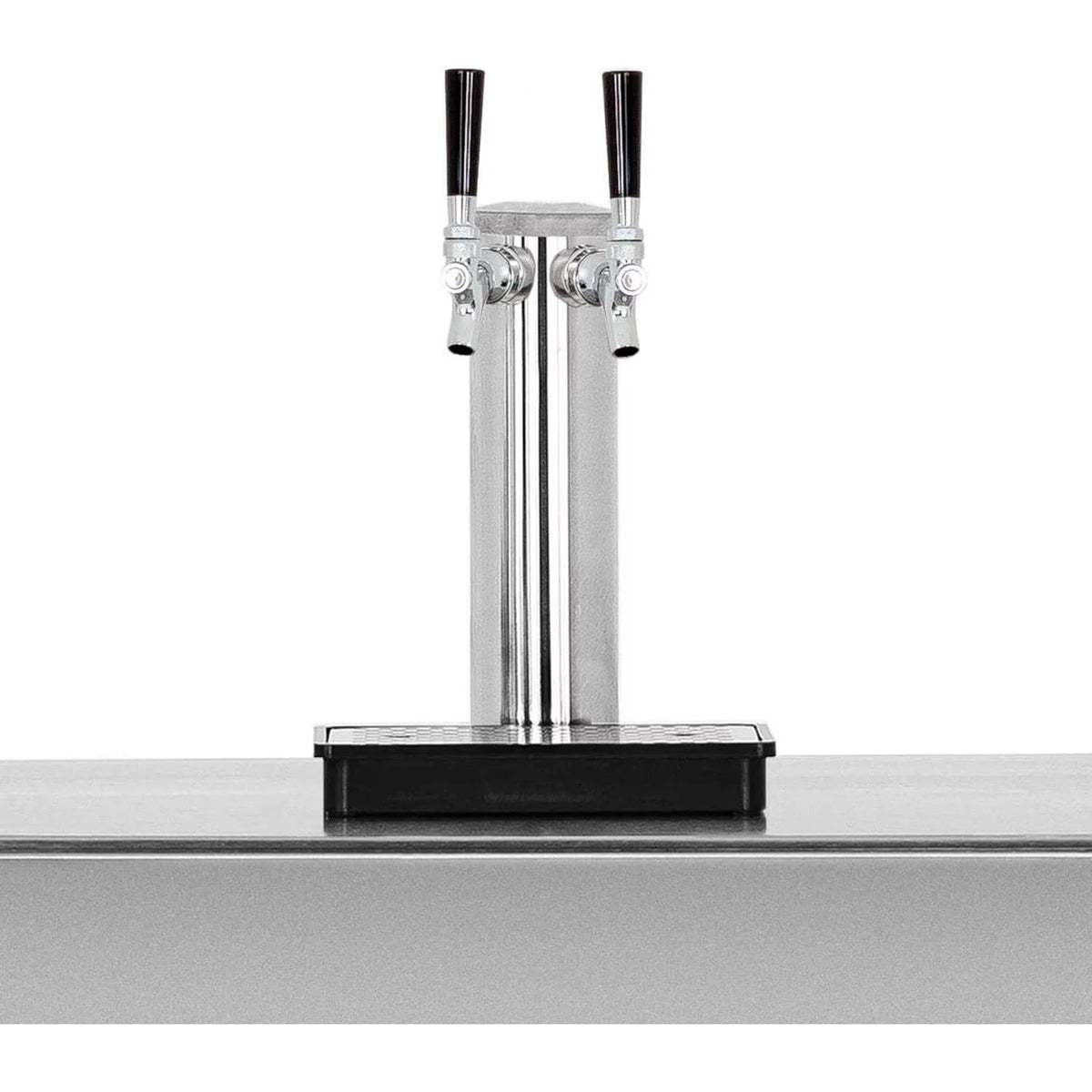 25-Inch 6.6 Cu. Ft. Outdoor Dual Tap Beer Dispenser/Kegerator D3435