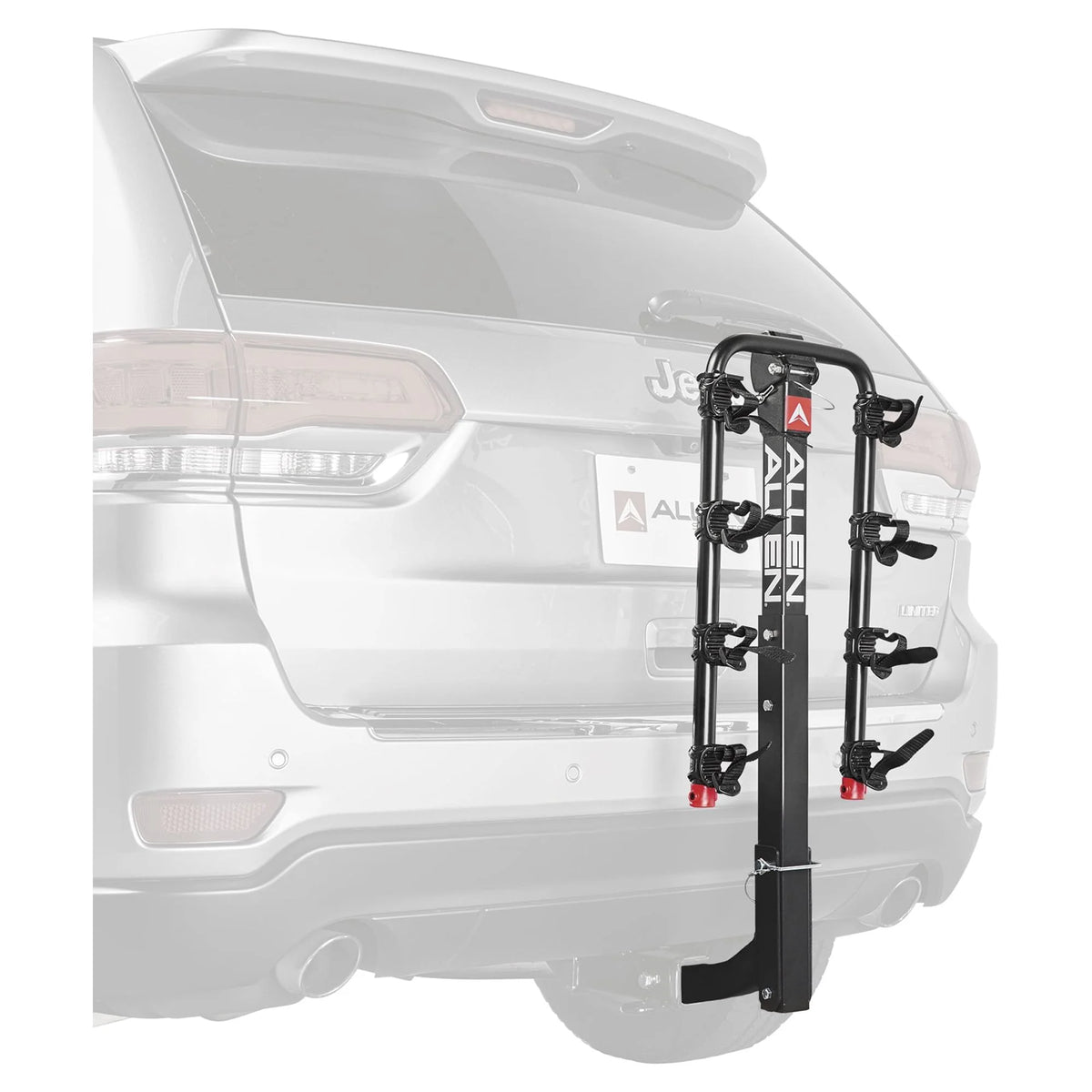 4-Bicycle Hitch Mounted Bike Rack Carrier U6727