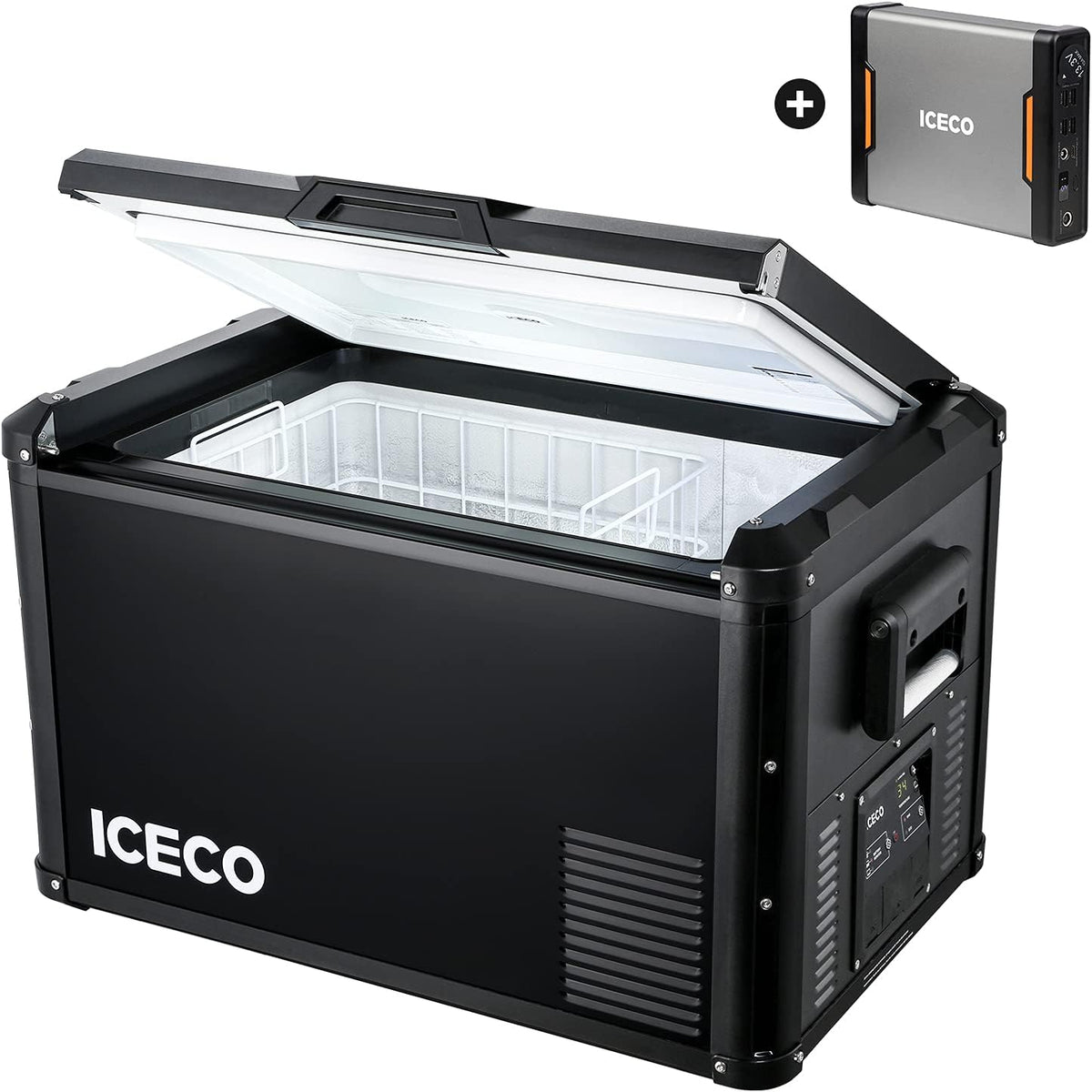 Portable Refrigerator, 12/24V, AC 110-240V, 0℉ to 50℉ O461568