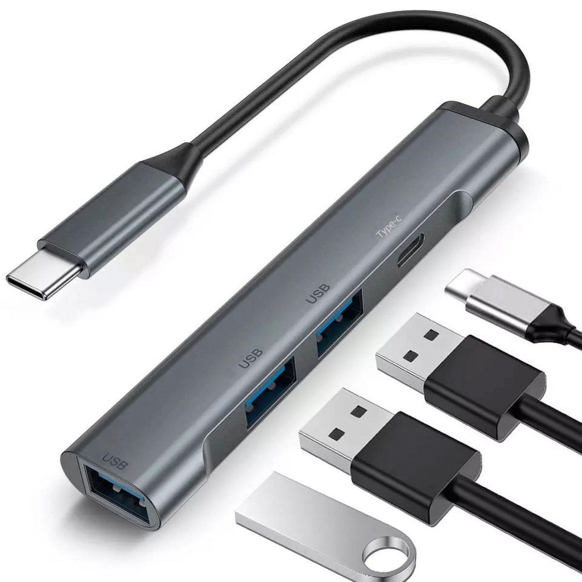 4-in-1 USB-C Adapter USB Hub M71382
