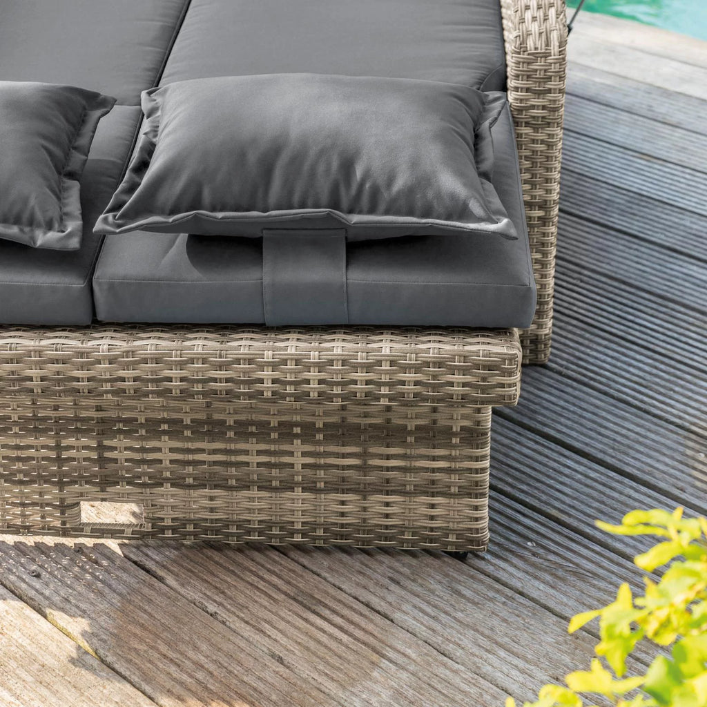 Solid Teak Wood Outdoor Modular Daybed K677