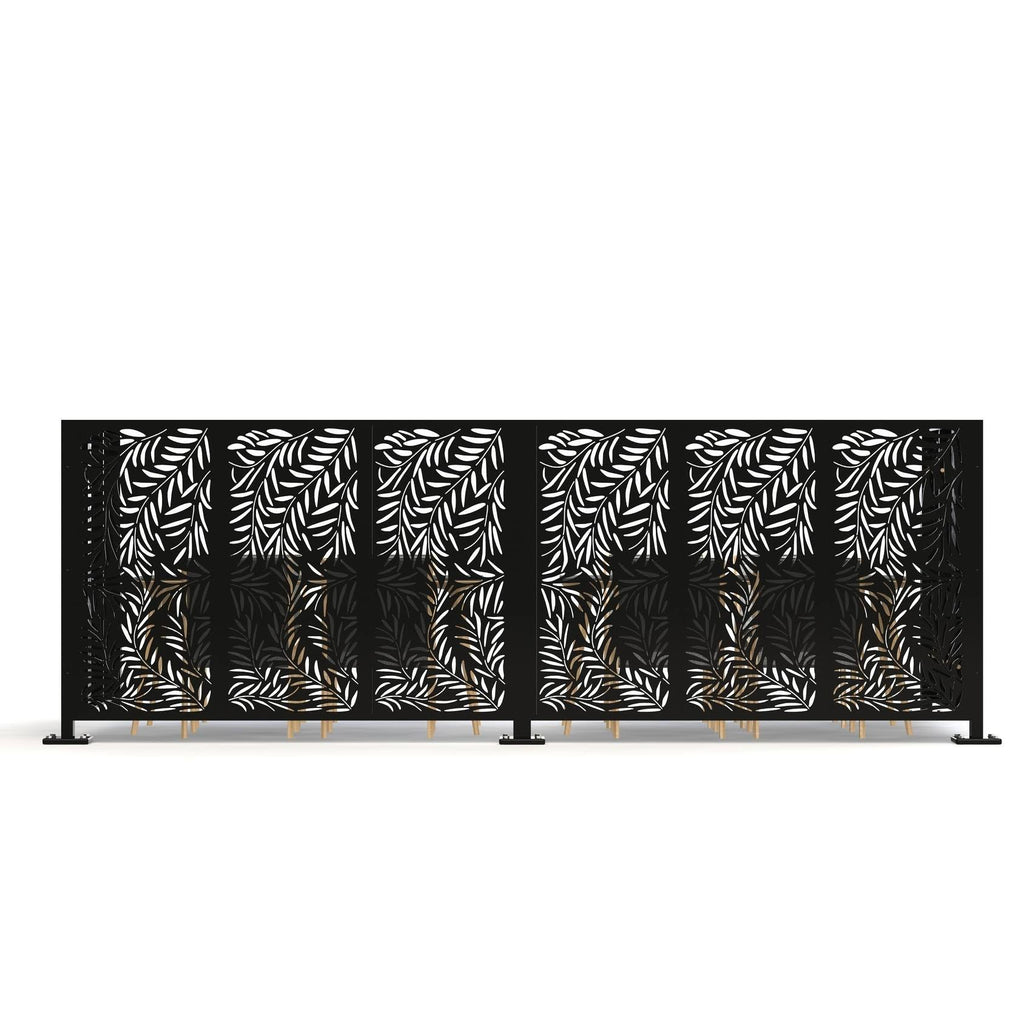 Lasercut Metal Panel Room Partition H15376