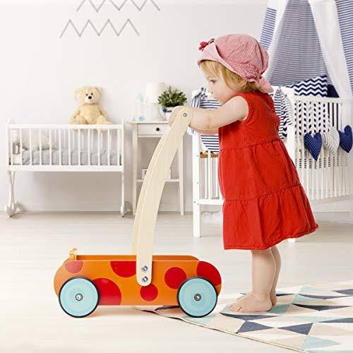 Wooden Baby Learning Walker Push Toy 35 Pcs X8157