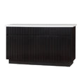 3-Door Wood Server with Marble Top N3120