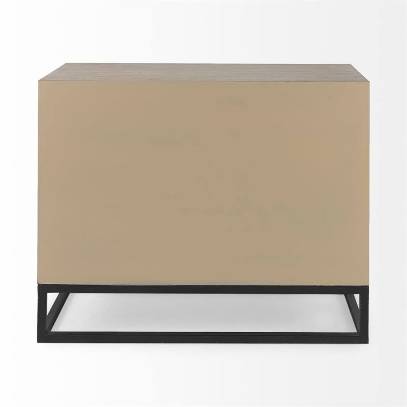 Light Brown 3 Drawer Accent Cabinet M480627