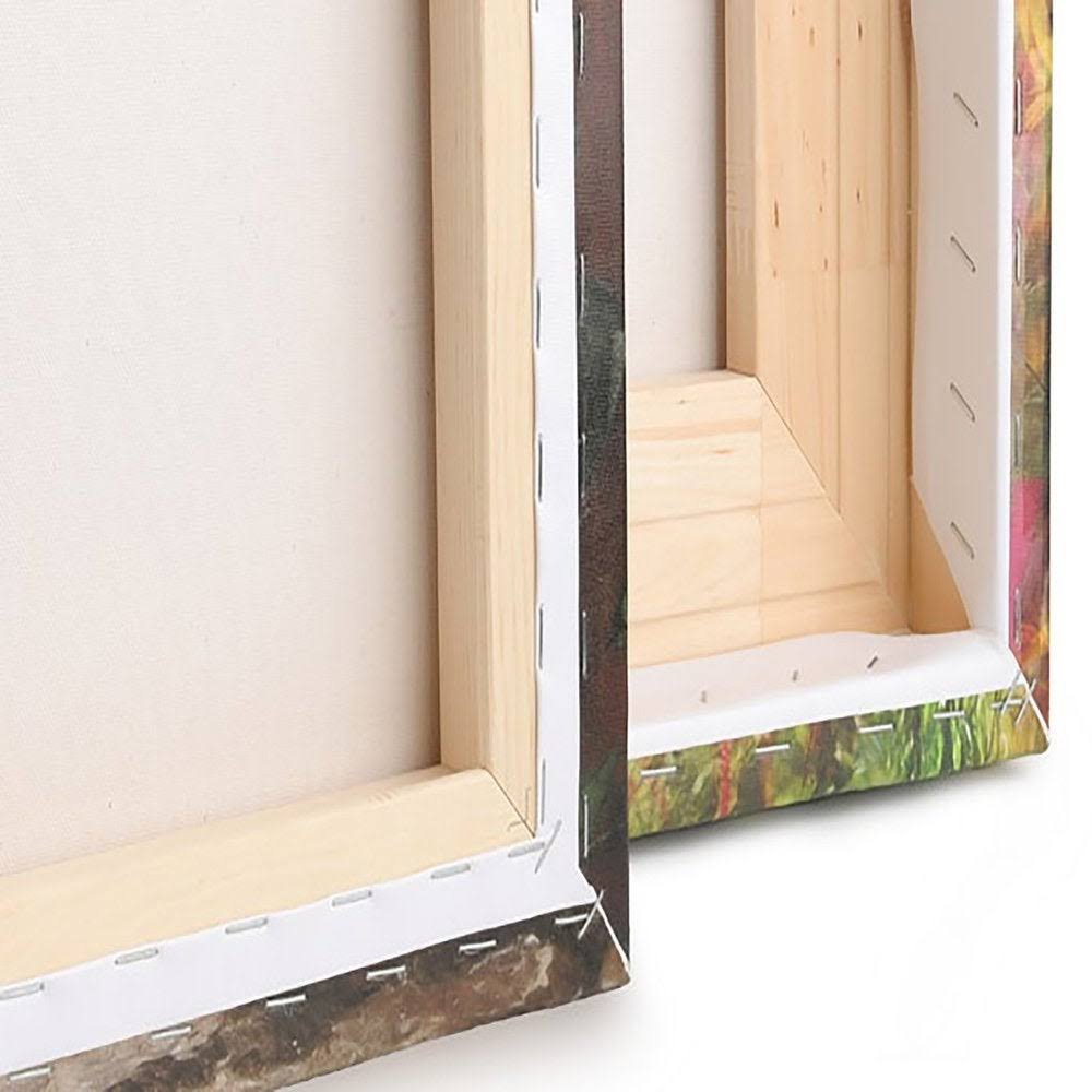 Watercolor Red Poppy Flowers 5 Piece Canvas Painting Set E83749