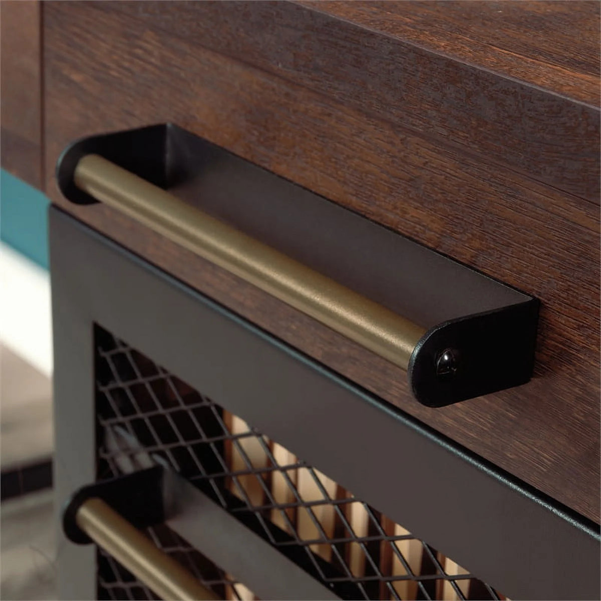 Engineered Wood Computer Desk with Hutch I824951