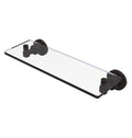 16x22 Glass Vanity Shelf with Beveled Edges Oil Rubbed Bronze U772