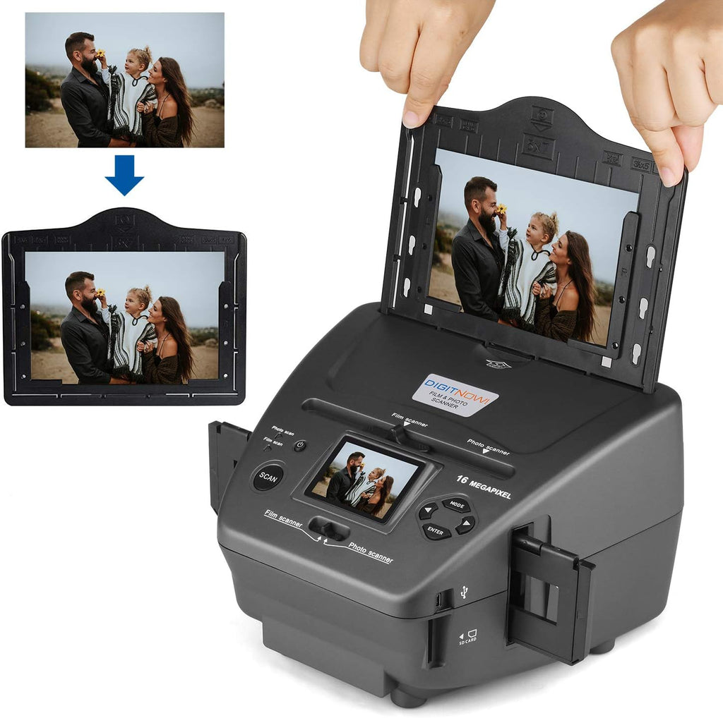 16MP Film Scanner with 2.4 LCD Screen for 35mm Slides and Negatives X7947