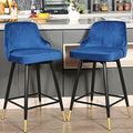 Gray Velvet Swivel Counter Height Stools Set of 2 Z9143