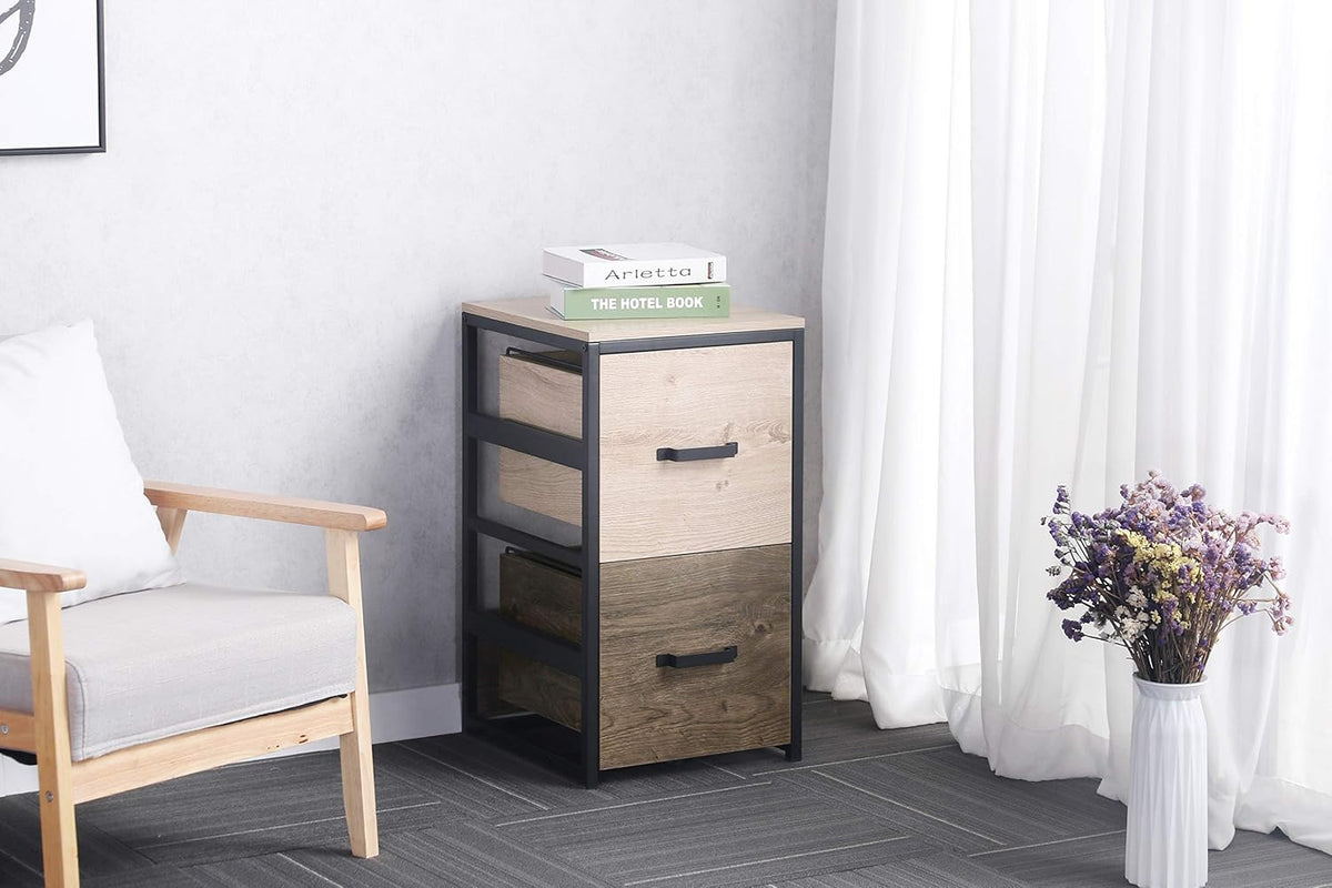 2 Drawer Metal File Cabinet O970