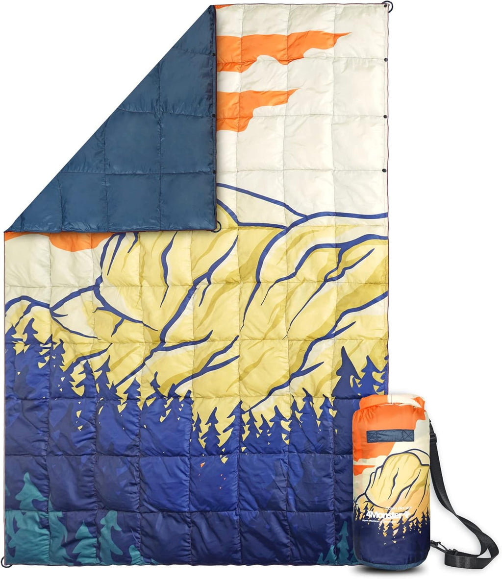650 Fill Compact Waterproof Down Camping Blanket U190084