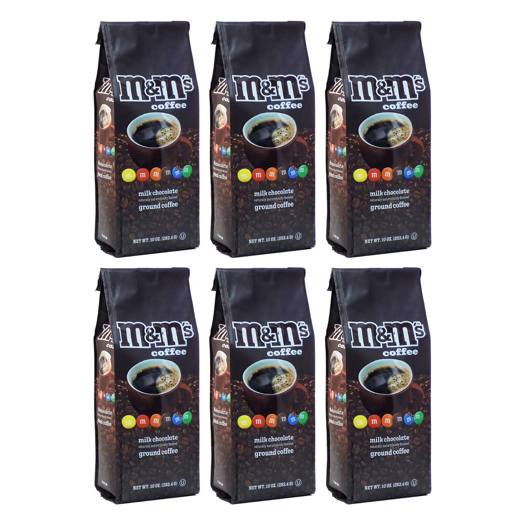 Milk Chocolate Flavored Ground Coffee, 10 oz bag, 6-pack K3377