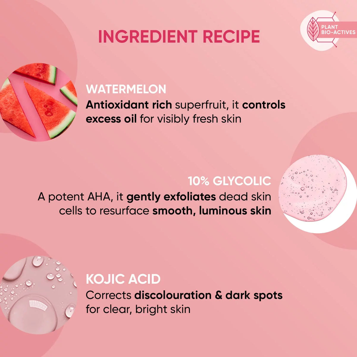 Watermelon Glycolic Acid Face Serum 30ml G671614