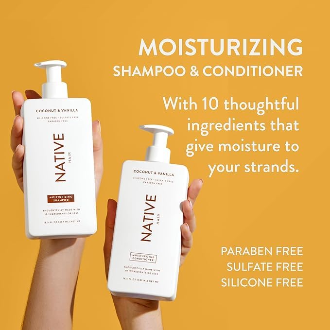 Coconut & Vanilla Shampoo and Conditioner - 2-Pack P9855