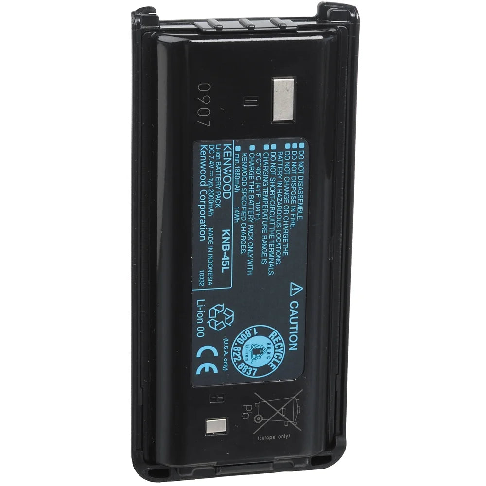 Kenwood Lithium Ion Portable Radio Battery - 2000mAh B11603