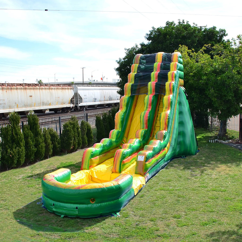 19' Commercial Grade Inflatable Water Slide with Splash Pool Y27463