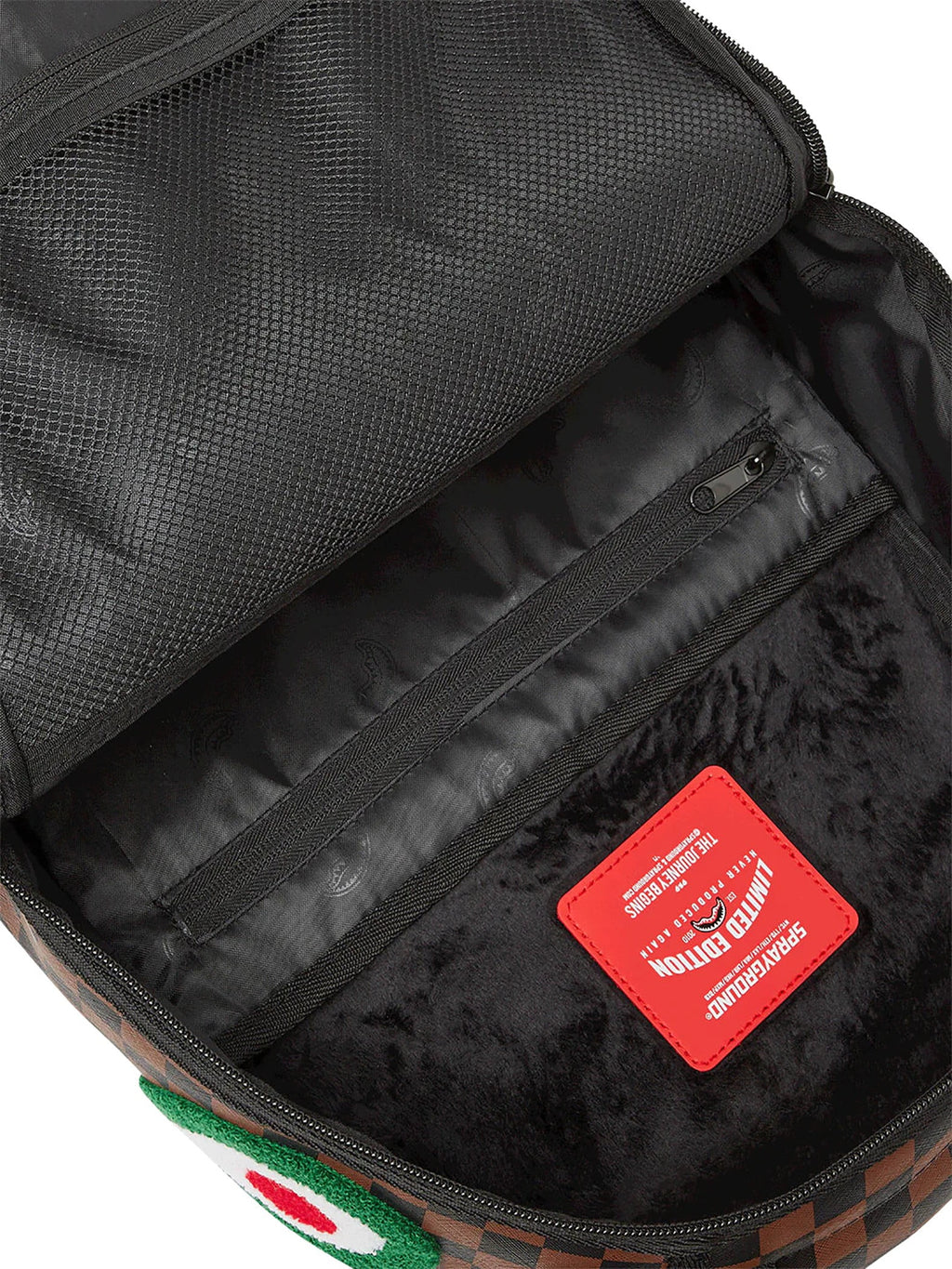 Brown Chenille Backpack N894