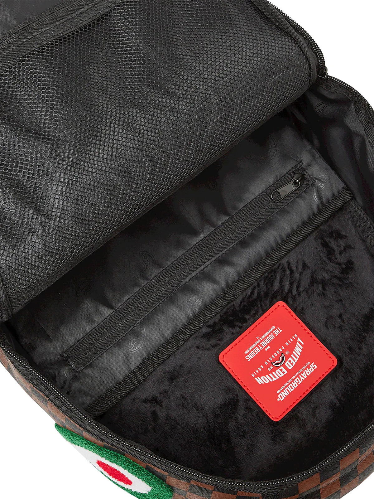 Brown Chenille Backpack N894