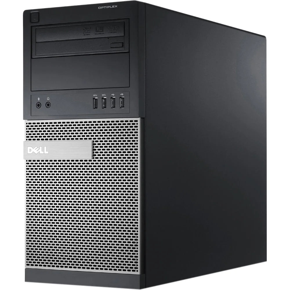 Restored Dell Desktop PC Intel Core i5 16GB Ram 128GB SSD 2TB HDD 20" Monitor NVIDIA GT 1030 WiFi Windows 10 Q808145