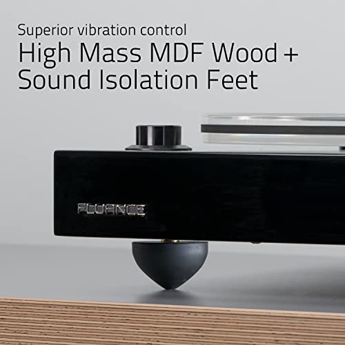 Bamboo Vinyl Turntable Record Player J4797
