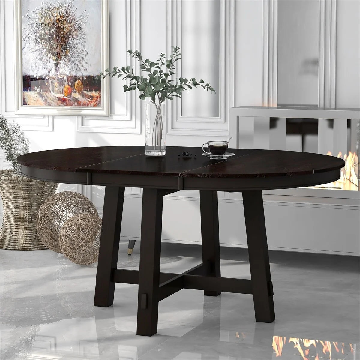 Round Extendable Dining Table B1032