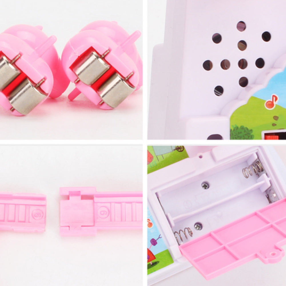 Electric Climbing Stairs Toy Rail Car Roller Coaster Set E80797
