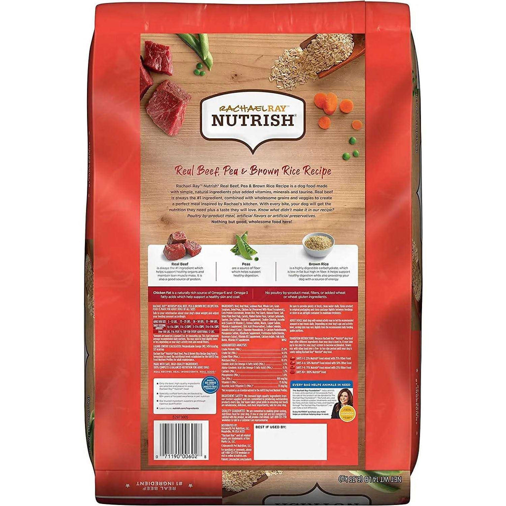 Real Beef Pea & Brown Rice Dry Dog Food T8281