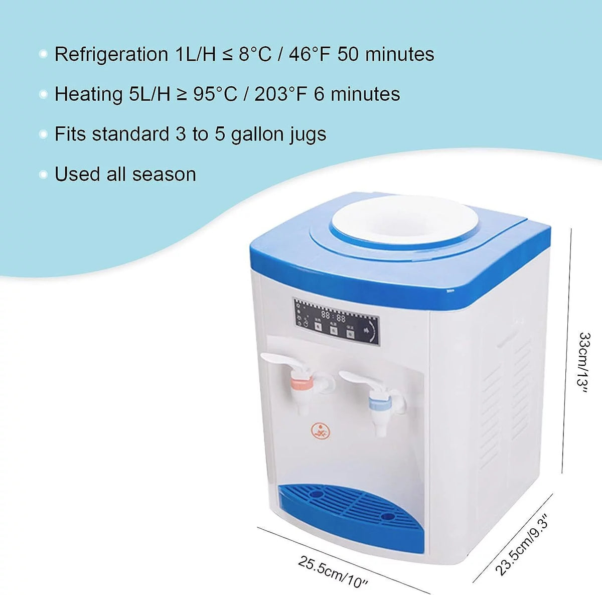 550W Small Water Cooler Dispenser 5 Gallon B214834