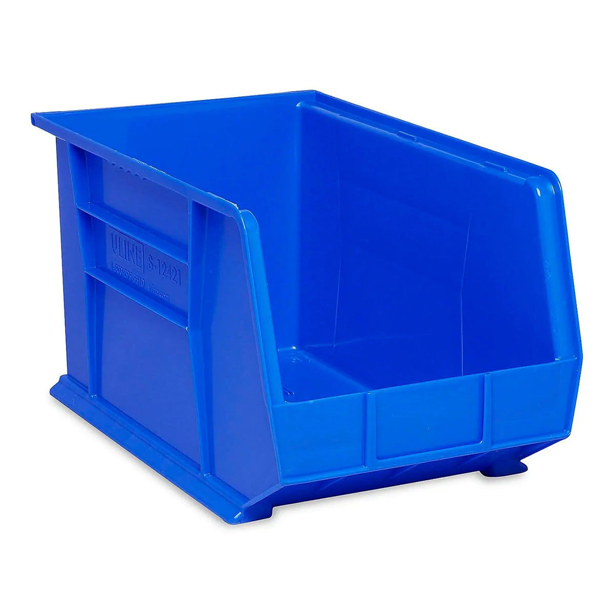 Blue Plastic Storage Bin Q98013