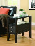 Cappuccino Chairside Table K8274
