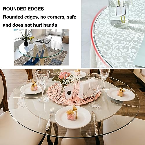 Round Tempered Glass Table Top L7517